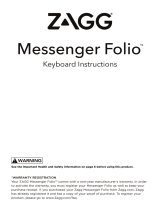 Zagg Messenger Folio Manual do proprietário