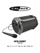 Caliber HPG512BT Manual do proprietário
