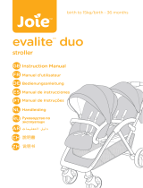 Joie Evalite Duo Tandem Pushchair Manual do usuário