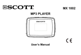 SCOTT MX 1002 Manual do usuário