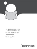 Sunstech FMT-400 BT USB Instruções de operação