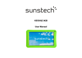 Sunstech Kids 9 QC 8GB Instruções de operação