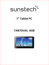 Sunstech Tab 7 Dual 8GB Manual do proprietário