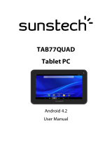 Sunstech Tab 77 Quad Guia de usuario
