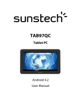 Sunstech Tab 97 QC Instruções de operação