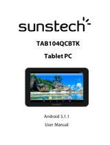 Sunstech Tab 104 QCBTK Guia de usuario