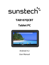 Sunstech Tab 107 QCBT Guia de usuario