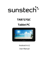 Sunstech Tab 727 QC Instruções de operação
