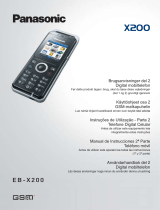 Panasonic X200 Manual do proprietário