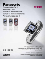 Panasonic X300 Manual do proprietário