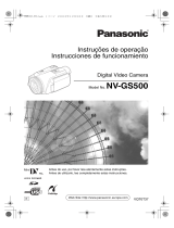 Panasonic NV GS500 Manual do proprietário
