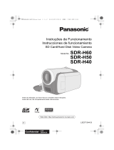 Panasonic SDR H40 Manual do usuário