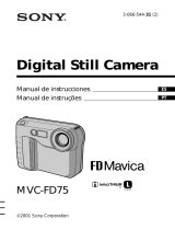Sony Mavica MVC-FD75 Manual do usuário