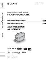 Sony HDR-UX9E Manual do usuário