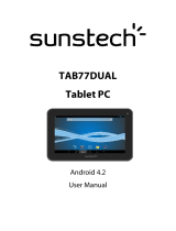 Sunstech Tab 77 Dual Instruções de operação