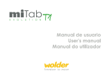 Wolder miTab Evolution T1 Manual do proprietário