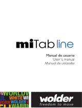 Wolder miTab Line Manual do usuário