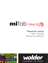 Wolder miTab New Age Manual do usuário