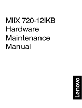 Lenovo Miix 720 Manual do usuário