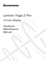 Lenovo Yoga 2 Pro Manual do usuário