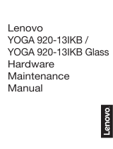 Lenovo Yoga Series User Yoga 920 13IKB Glass Manual do usuário