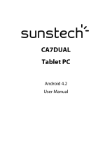 Sunstech CA7DUAL - Android 4.2 Manual do proprietário