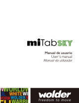 Wolder miTab Sky Manual do proprietário