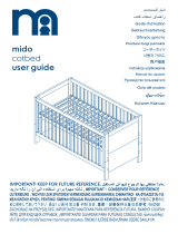 mothercare Mido Cot Bed Guia de usuario