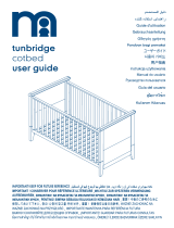 mothercare Tunbridge Cot Bed Guia de usuario