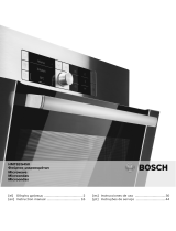 Bosch Microwave Manual do usuário