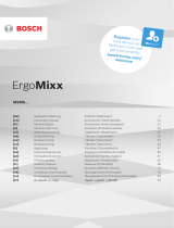 Bosch ErgoMixx MSM66155 Instruções de operação