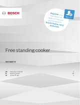 Bosch GAS RANGE COOKER Instruções de operação