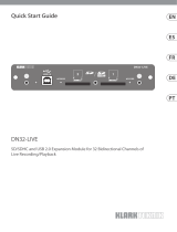 Klark Teknik DN32-LIVE Manual do usuário