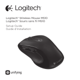 Logitech Wireless Mouse M510 - Setup Guide Guia de instalação