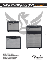 Fender Mustang 3-5 V.2 Quick Start Manual do proprietário
