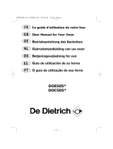 De Dietrich DOE505BE1 Manual do proprietário
