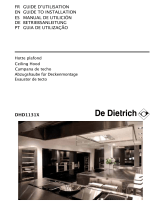 De Dietrich DHD1131X Manual do proprietário