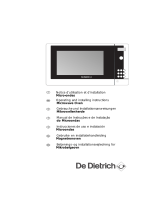 De Dietrich DME320WE1 Manual do proprietário