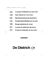 De Dietrich DOP505WE1 Manual do proprietário