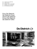 De Dietrich DOP1320XS Manual do proprietário