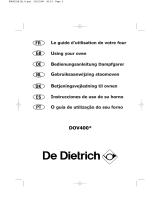 De Dietrich DOV400XE1 Manual do proprietário