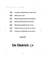 De Dietrich DOV499 Series Manual do proprietário