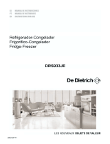 De Dietrich DRS933JE Manual do proprietário