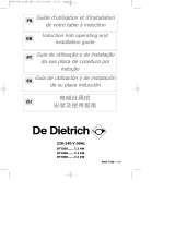 De Dietrich DTI305VE1 Manual do proprietário