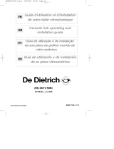 De Dietrich DTV315XE1 Manual do proprietário