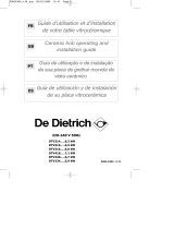 De Dietrich DTV316XE1 Manual do proprietário
