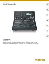 Midas Digital Console for Live and Studio Manual do usuário