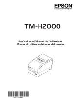 Epson TM-H2000 Manual do usuário