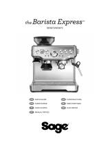 Sage THE BARISTA EXPRESS STAINLESS STEEL (SES875BSS2EEU1A) Manual do proprietário