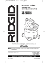RIDGID WD1255BR0 Manual do proprietário